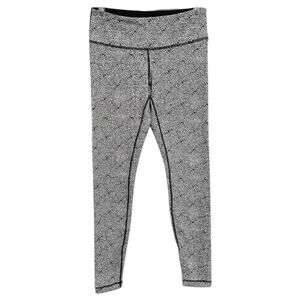 Lululemon Wunder Under Plush Petal Deep Coal Leggings Size 6 Activewear Yoga Gym